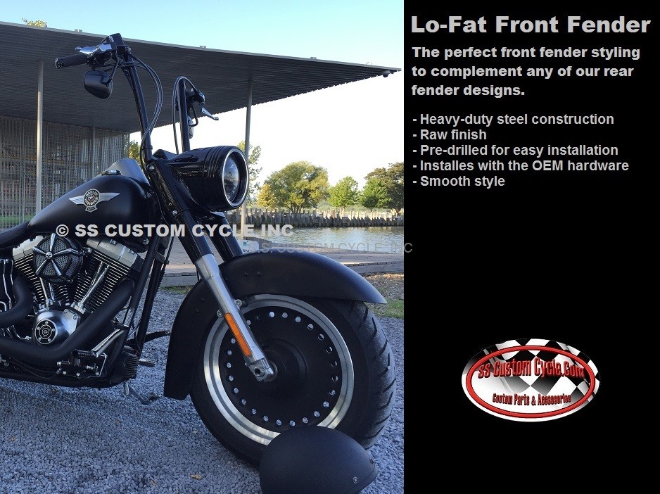 FATBOY LO, LO-FAT FENDER SS Custom Cycle